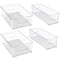 Sorbus Clear Stackable Kitchen & Fridge Storage Organizer Set